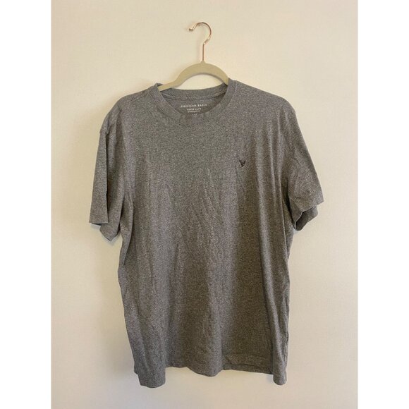 American Eagle Outfitters Super Soft Standard Fit T-Shirt Heather Gray Size L - Picture 1 of 4